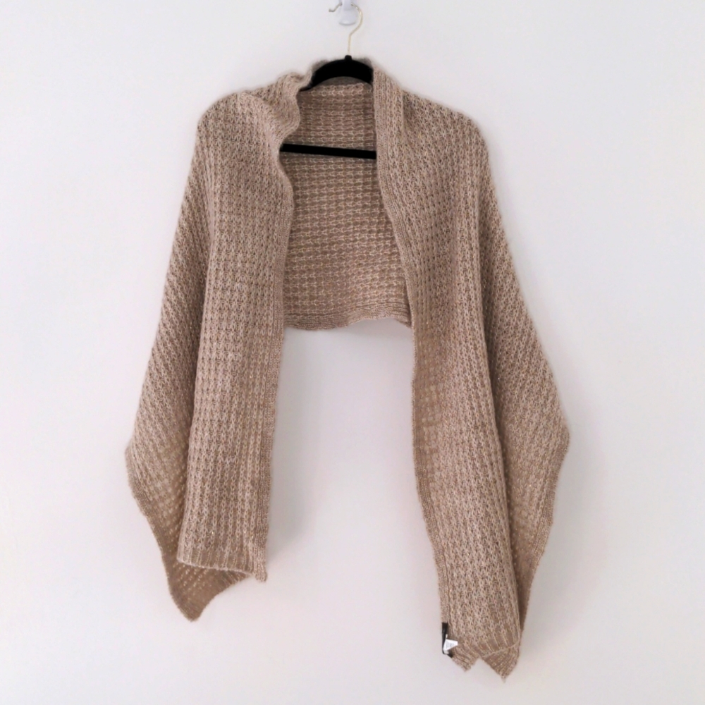 Banana Republic scarf tan/gold